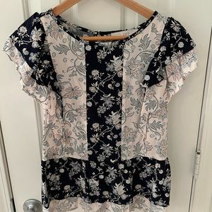 LOFT floral shirt